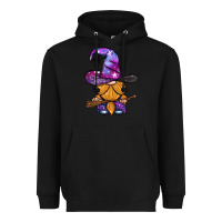 Black witch gnome with broom Heavyweight Hoodie - BundleAndBundleShop