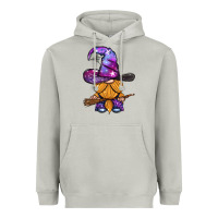 Moon Dust witch gnome with broom Heavyweight Hoodie - BundleAndBundleShop