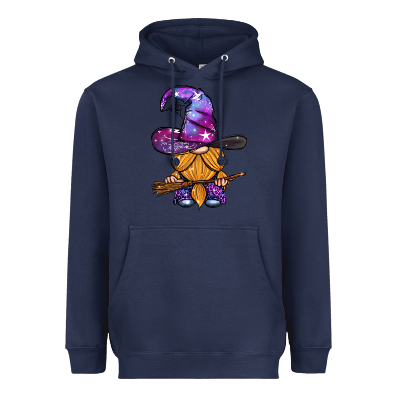 Witch Gnome With Broom Heavyweight Hoodie by BundleAndBundleShop | Teevron