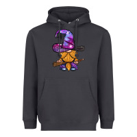 Smoke witch gnome with broom Heavyweight Hoodie - BundleAndBundleShop