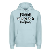 Blue Mist Friends not Food Premium Hoodie - Bettercallsaul