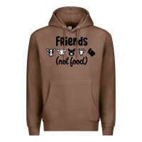 Chestnut Friends not Food Premium Hoodie - Bettercallsaul