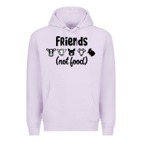 Lilac Friends not Food Premium Hoodie - Bettercallsaul