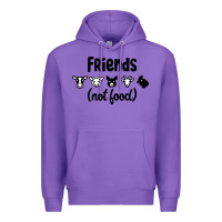 Purple Friends not Food Premium Hoodie - Bettercallsaul