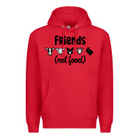 Red Friends not Food Premium Hoodie - Bettercallsaul
