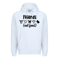 White Friends not Food Premium Hoodie - Bettercallsaul