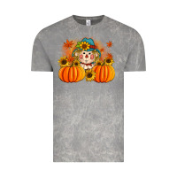 Cloud Rock fall scarecrow with pumpkins Vintage Tee - Artiststas