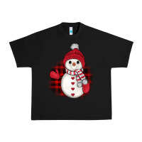 Black christmas snowman Urban Heavy Tee - JahusDesignShop