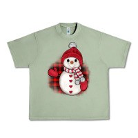 Oil Green christmas snowman Urban Heavy Tee - JahusDesignShop