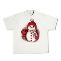 Pistachio christmas snowman Urban Heavy Tee - JahusDesignShop