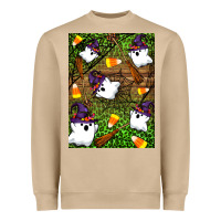 Mushroom Halloween ghost Heavyweight Sweatshirt - Artiststas