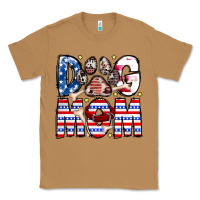 Toasted Coconut American Dog Mom Classic Tee - CowhideDigitalArt