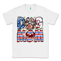 White American Dog Mom Classic Tee - CowhideDigitalArt
