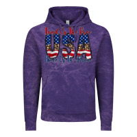 Cloud Purple land of the free usa Vintage Hoodie - RacoonDesign