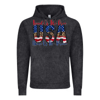 Vintage Black land of the free usa Vintage Hoodie - RacoonDesign