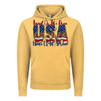 Vintage Mustard land of the free usa Vintage Hoodie - RacoonDesign