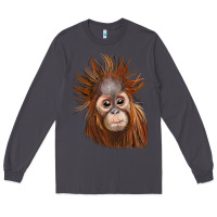 Smoke baby orangutan Long Sleeve Tee - LillyAllenDesigns