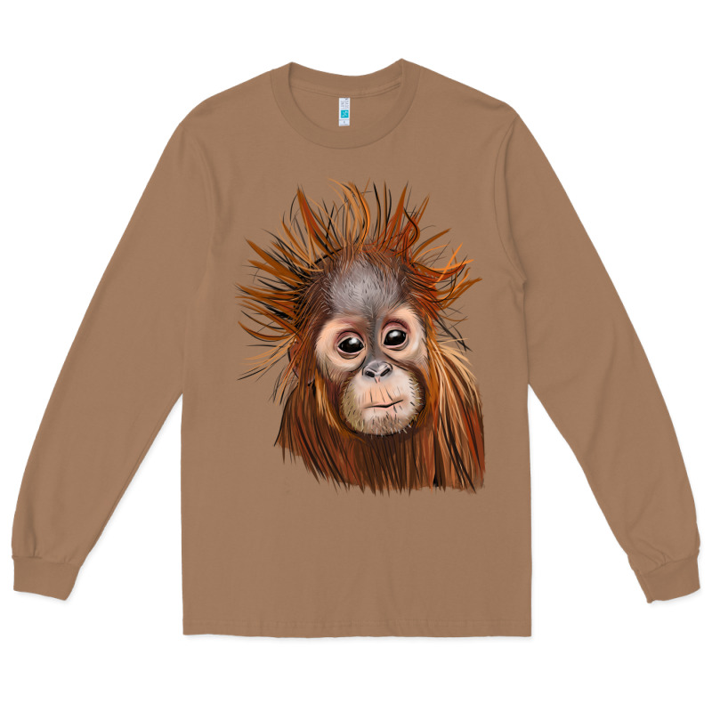 Baby Orangutan Long Sleeve Tee by LillyAllenDesigns | Teevron