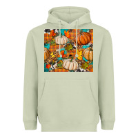 Matcha fall pumpkin tumbler Heavyweight Hoodie - BundleAndBundleShop