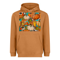 Meerkat fall pumpkin tumbler Heavyweight Hoodie - BundleAndBundleShop