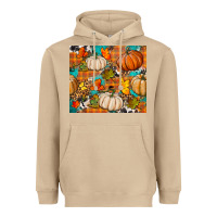 Mushroom fall pumpkin tumbler Heavyweight Hoodie - BundleAndBundleShop