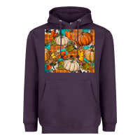 Plum fall pumpkin tumbler Heavyweight Hoodie - BundleAndBundleShop