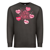 Smoke you are enough valentines day Premium Sweatshirt - LillyAllenDesigns