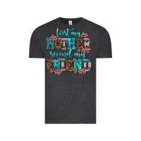 Vintage Black first my mother second my friend Vintage Tee - AdoDesignShop