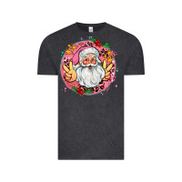 Merry Christmas Peace Santa Vintage Tee | Teevron