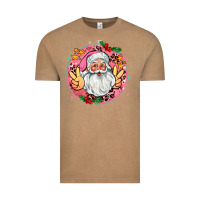Vintage Coffee merry christmas peace santa Vintage Tee - AdoDesignShop