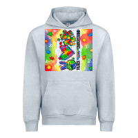 Heather Grey peace love understand Urban Hoodie - CowGirlArtShop