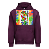 Mauve Wine peace love understand Urban Hoodie - CowGirlArtShop