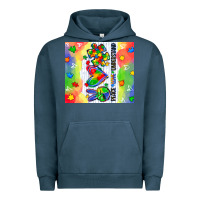 Pigment Midnight Navy peace love understand Urban Hoodie - CowGirlArtShop