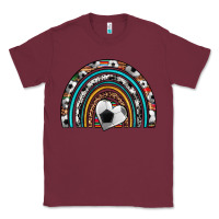 Burgundy soccer rainbow Classic Tee - Artiststas