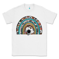 White soccer rainbow Classic Tee - Artiststas