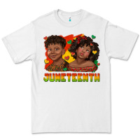 White juneteenth with afro black kids Premium Tee - texasbilliewilder