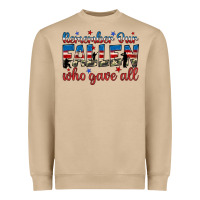 Mushroom remember our fallen who gave all Heavyweight Sweatshirt - JahusDesignShop