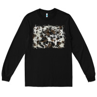 Black cowhide background Long Sleeve Tee - BarkalooDesign