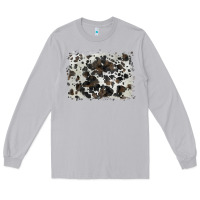 Moon Dust cowhide background Long Sleeve Tee - BarkalooDesign