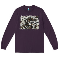 Plum cowhide background Long Sleeve Tee - BarkalooDesign