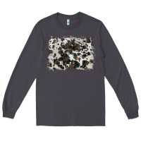 Smoke cowhide background Long Sleeve Tee - BarkalooDesign