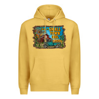 Antique Gold just a small town girl Premium Hoodie - RanaPortraitStore
