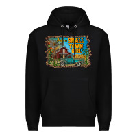 Black just a small town girl Premium Hoodie - RanaPortraitStore