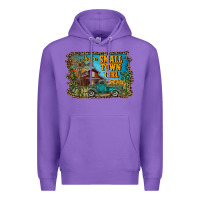Purple just a small town girl Premium Hoodie - RanaPortraitStore