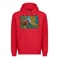 Red just a small town girl Premium Hoodie - RanaPortraitStore