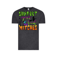 Vintage Black support your local witches Vintage Tee - BundleAndBundleShop