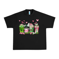 Black botanic coffee cups Urban Heavy Tee - AdoDesignShop