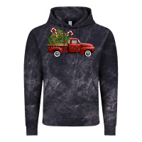 Cloud Black christmas trees truck Vintage Hoodie - FaDigitalArtStudio
