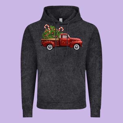 Christmas Trees Truck Vintage Hoodie Designed By Fadigitalartstudio