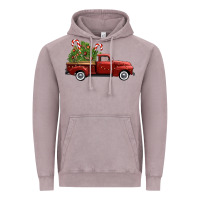 Vintage Zinc christmas trees truck Vintage Hoodie - FaDigitalArtStudio
